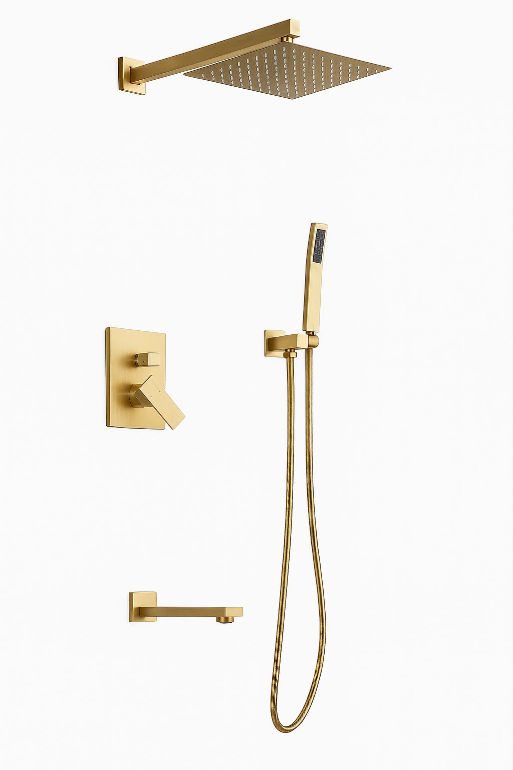 Polaris brass concealed shower mixer - 3 Variants