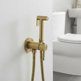 Pure Splash Douche mixer Brushed Brass Gold