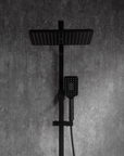 SOLIDER Matte Black Brass Shower Mixer