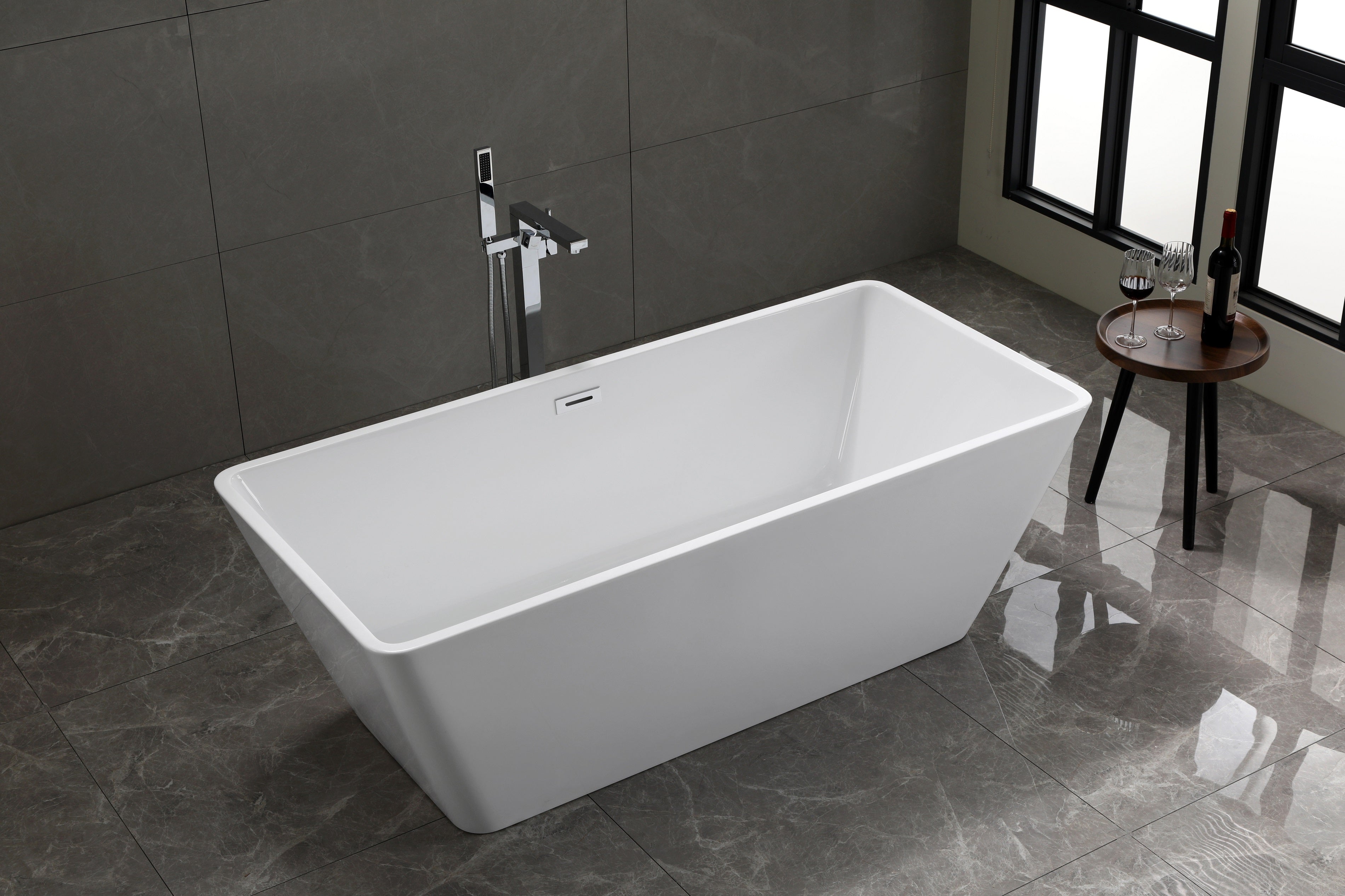Silva freestanding bathtub 1700mm x 800mm x 580mm