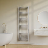 Aurelux Heated towel rail polished chrome