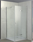CASCADA Chrome shower enclosure 6MM Toughened Glass 900MM X 900MM X 1900MM
