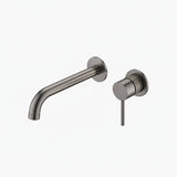 Tivra concealed basin/bath mixer tap gun metal grey