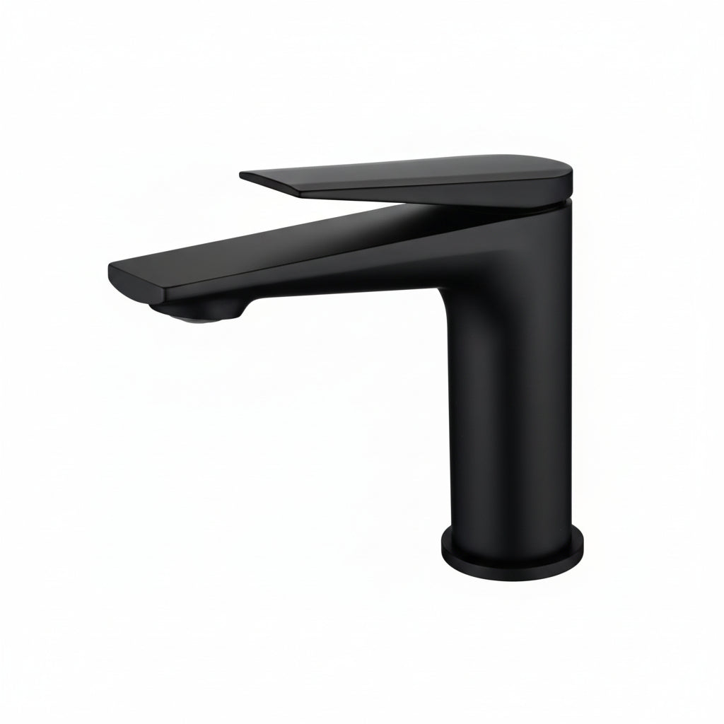 Tekno basin mixer tap matte black