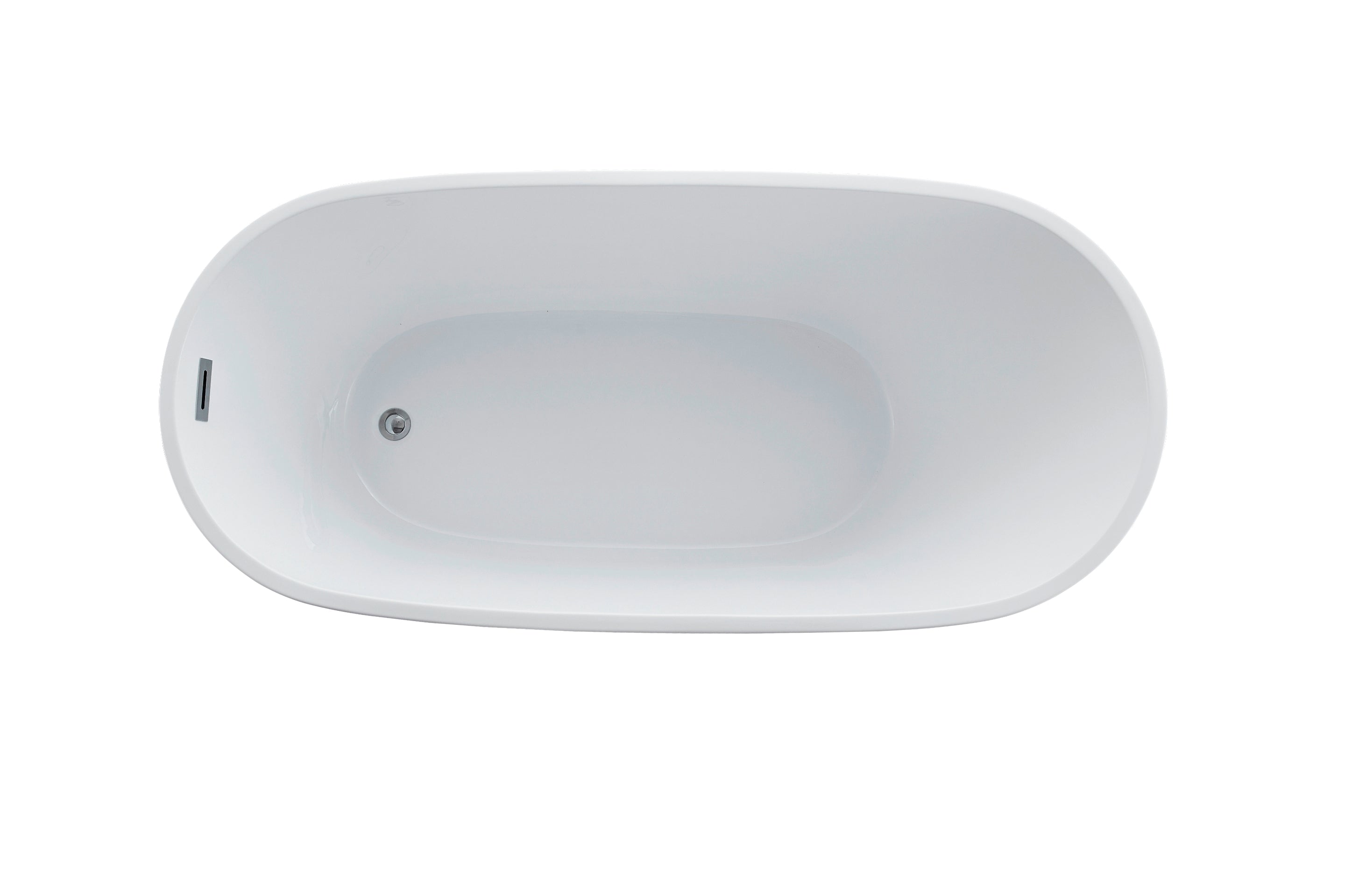 OVO Freestanding Bathtub White Gloss 1700MM X 790MM X 680MM