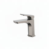 Tiva basin mixer tap brushed nickle