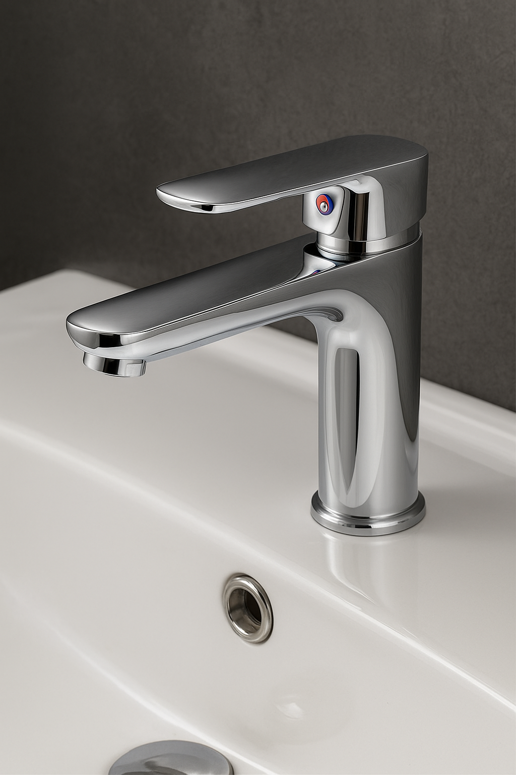 Aria Polished Chrome Basin Mixer