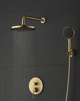 Trace concealed brass shower mixer - 2 variants