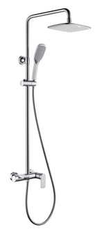 Strike polished chrome brass shower mixer