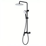 Plano Exposed Shower Mixer Matte Black