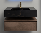Sereno wall hung spaced vanity cabinet 1000mm X 500mm