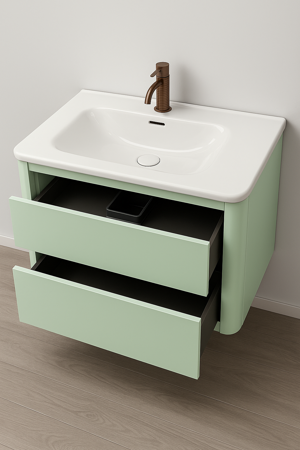 Noble wall hung vanity cabinet 800mm X 500mm