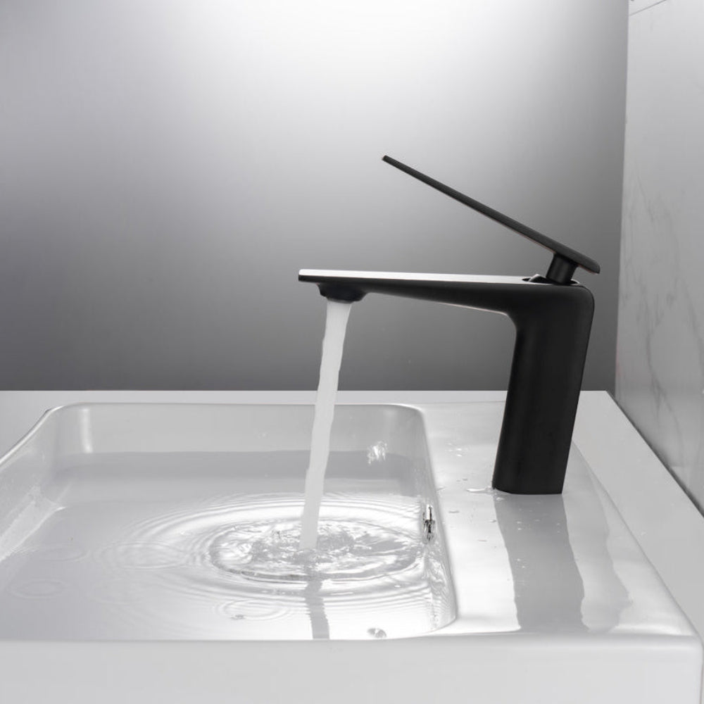 Soldier basin mixer tap matte black