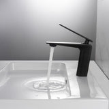 Soldier basin mixer tap matte black