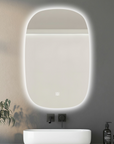 SOFT EDGED LED ANTI FOG SENSOR MOTION MIRROR 700MM X 900MM