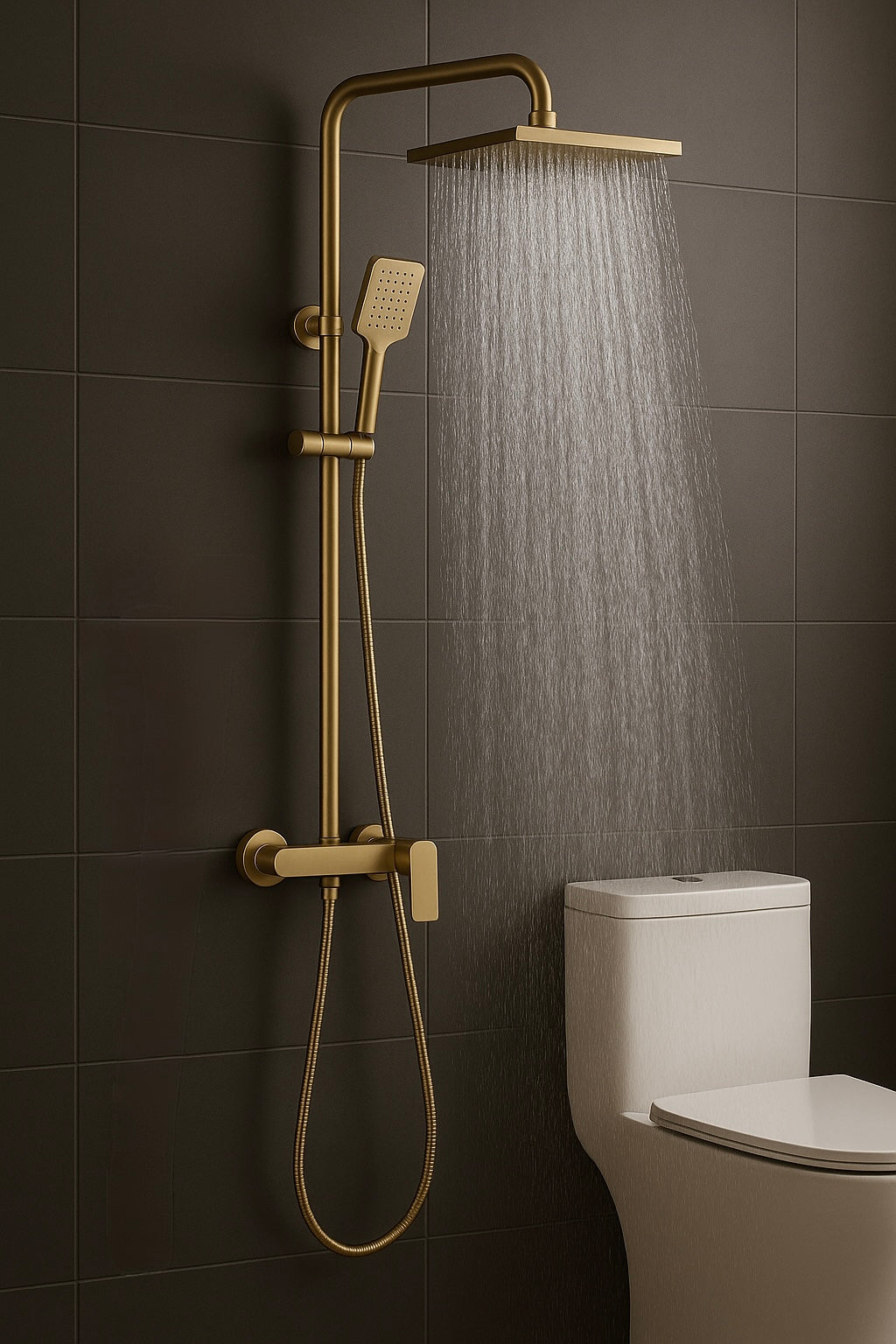 Gold bathroom Set 9 items