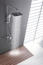 Strike polished chrome brass shower mixer