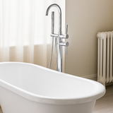 Tide free standing bathtub mixer polished chrome