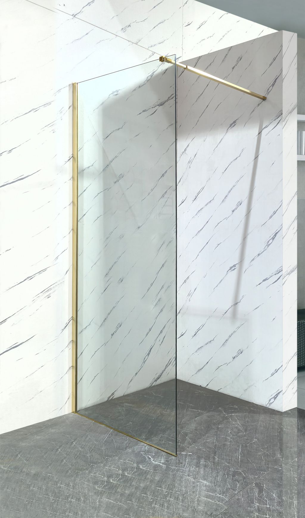 AQUA Shower Screen 8MM Toughened Glass - 3 Variants