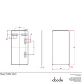 Abode Mayar 450x900mm Tablet Mirror