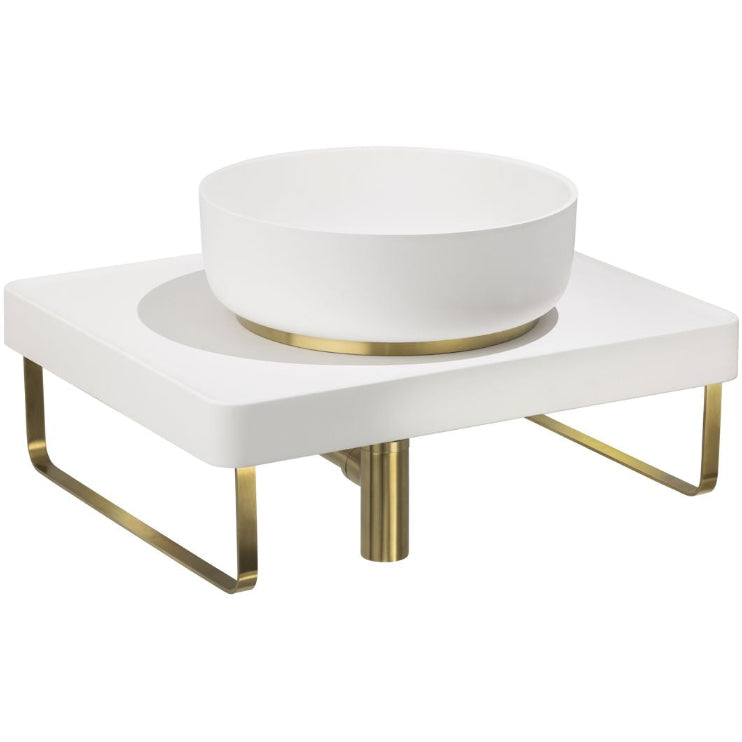 Abode Tableau/Cava Shelf & Round Basin Set