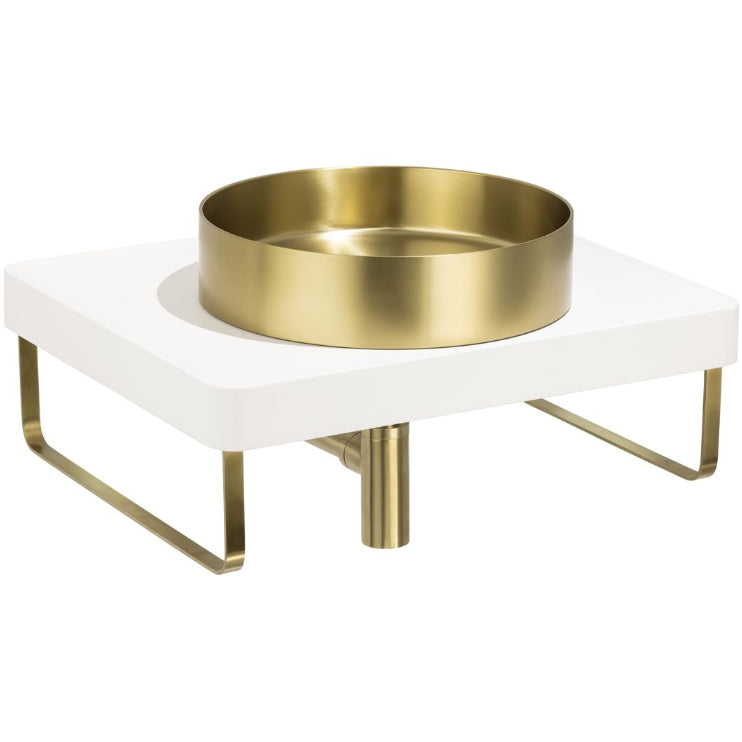 Abode Tableau/Iox Shelf & Round Basin Set
