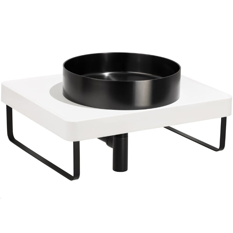 Abode Tableau/Iox Shelf & Round Basin Set