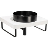 Abode Tableau/Iox Shelf & Round Basin Set