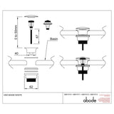 Abode Tableau/Cava Shelf & Round Basin Set