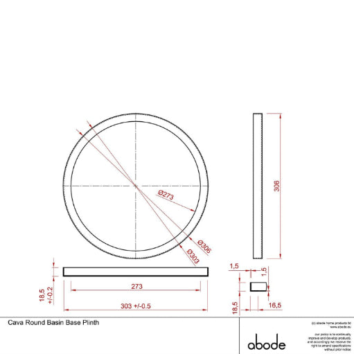Abode Tableau/Cava Shelf & Round Basin Set