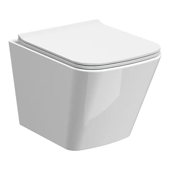 Arley Pro 5in1 Square Wall Hung Pan Frame Pack With Push Button