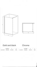AQUA Shower Screen 8MM Toughened Glass - 3 Variants