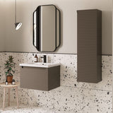 Nouveau 600x900mm Rectangle Mirror - Black
