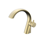 Verta basin mixer brushed gold