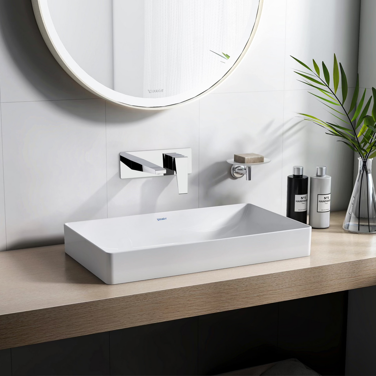 Nexa concealed basin/ bath mixer tap polish chrome