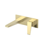 Nexa concealed basin mixer tap brushed brass gold