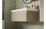 Kuba Wall Hung 1 Drawer vanity Unit & 1TH Basin