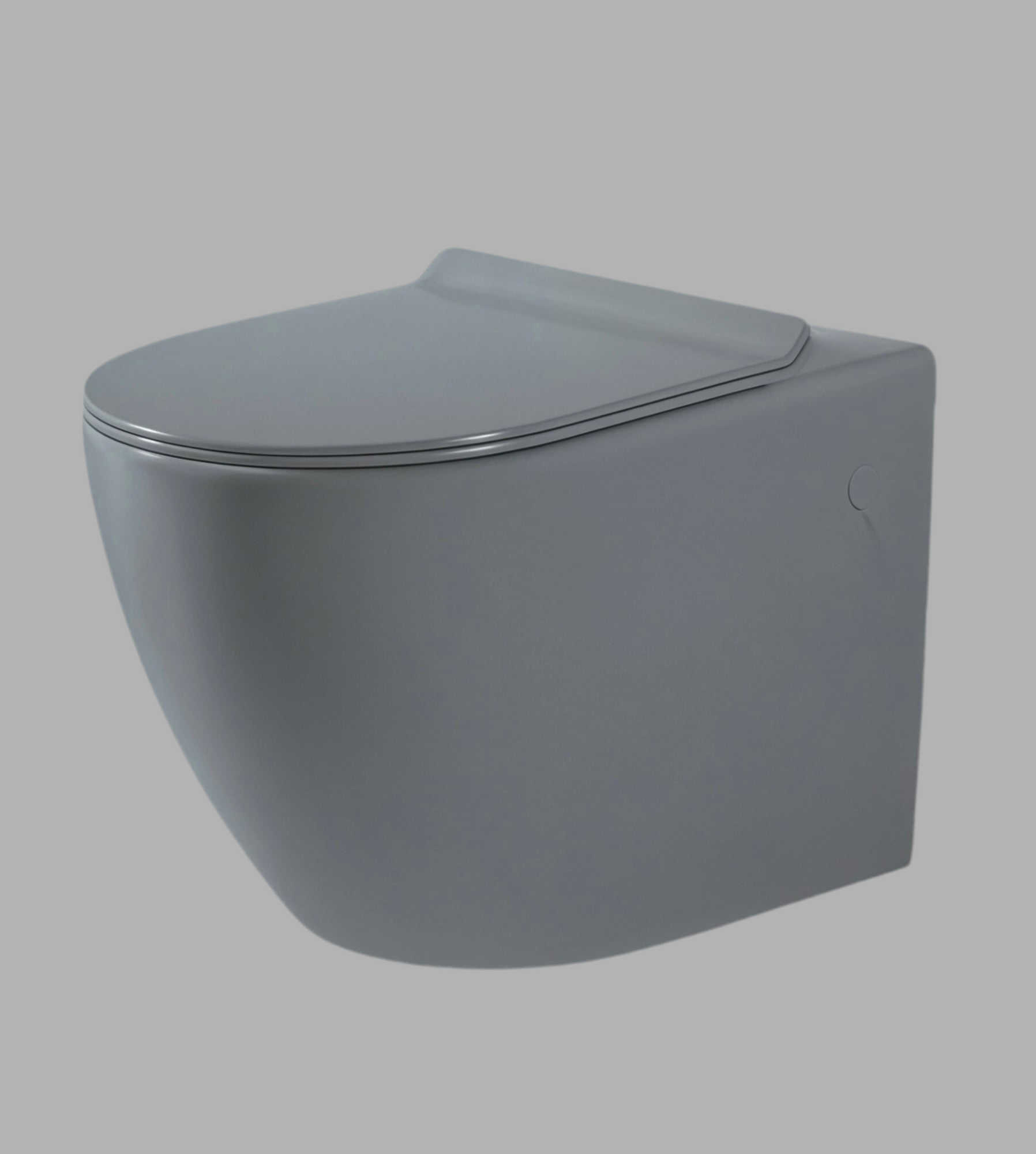 Apex Grey Wall Hung Toilet - Including Toilet Seat