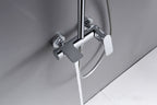 Strike polished chrome brass shower mixer