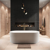 Labyrinth Fluted Freestanding Bath 1700mm