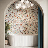 Labyrinth Fluted Back to Wall Bath 1700mm