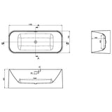Choices Freestanding Bath 1700mm