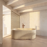 Lira Oval Fluted Bath 1700mm