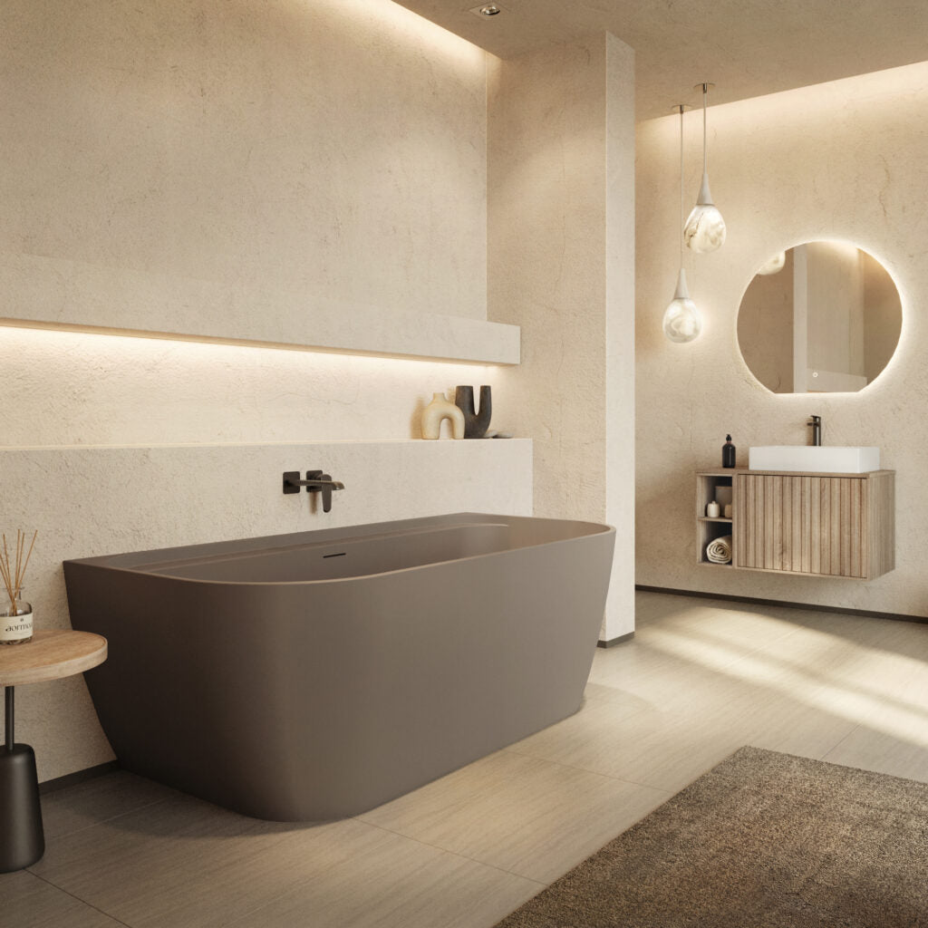 Bay Back to Wall Bath 1700mm