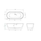 Form Free Standing Bath 1700mm