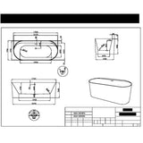 Tutto Freestanding Bath 1700mm