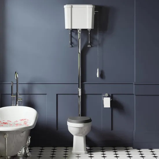 Bayswater Fitzroy Traditional Comfort Height Close Coupled Toilet With Seat