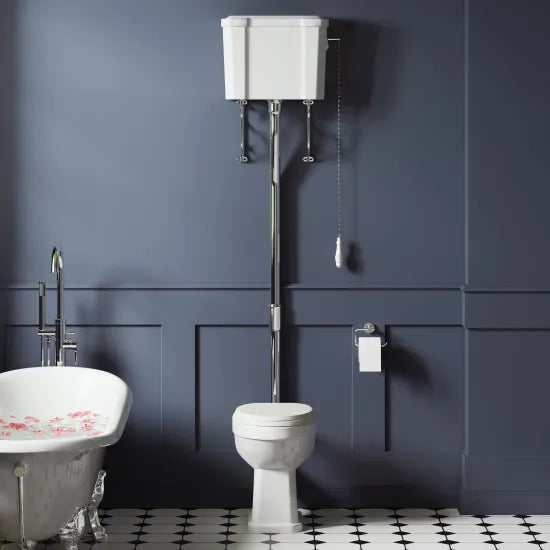 Bayswater Fitzroy Traditional Comfort Height Close Coupled Toilet With Seat