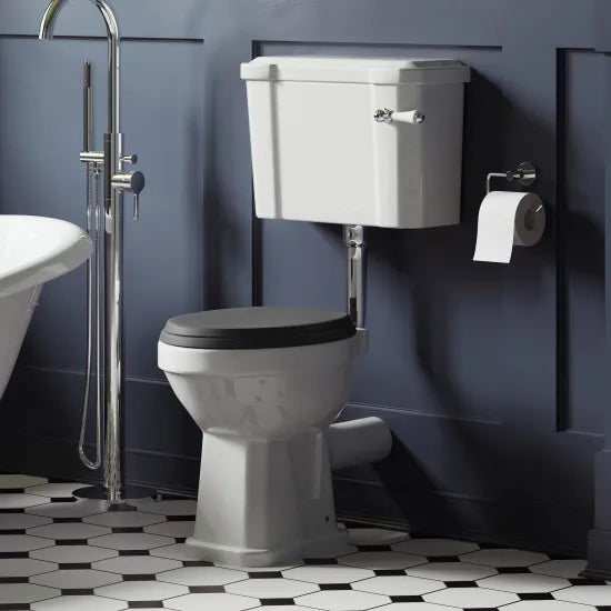 Bayswater Fitzroy Traditional Comfort Height Close Coupled Toilet With Seat