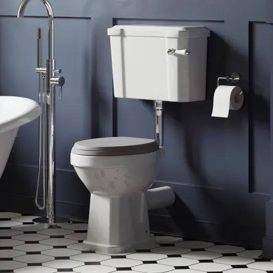 Bayswater Fitzroy Traditional Comfort Height Close Coupled Toilet With Seat